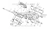 BRAS DE SUSPENSION AVANT 600 XCR 0951676 (4929132913B012)