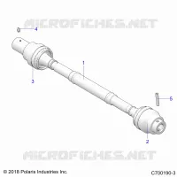 SYSTÃˆME DE TRANSMISSION, FRONT PROP SHAFT