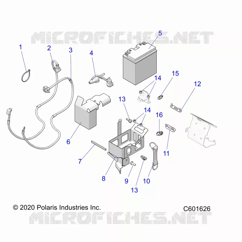 ELECTRICITE, BATTERY/BOX AND CABLES
