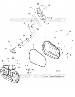 DRIVE TRAIN, COUVERCLE D'EMBRAYAGE AND DUCTING