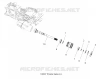 SYSTÈME DE TRANSMISSION, PONT PRINCIPAL OUTPUT SHAFT