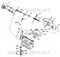 SYSTÈME DE REFROIDISSEMENT HURRICANE B974473 and Intl. HURRICANE I974473 (4941044104B008)