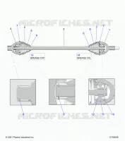 DRIVE TRAIN, HALF ARBRE DE TRANSMISSION ARRIERE