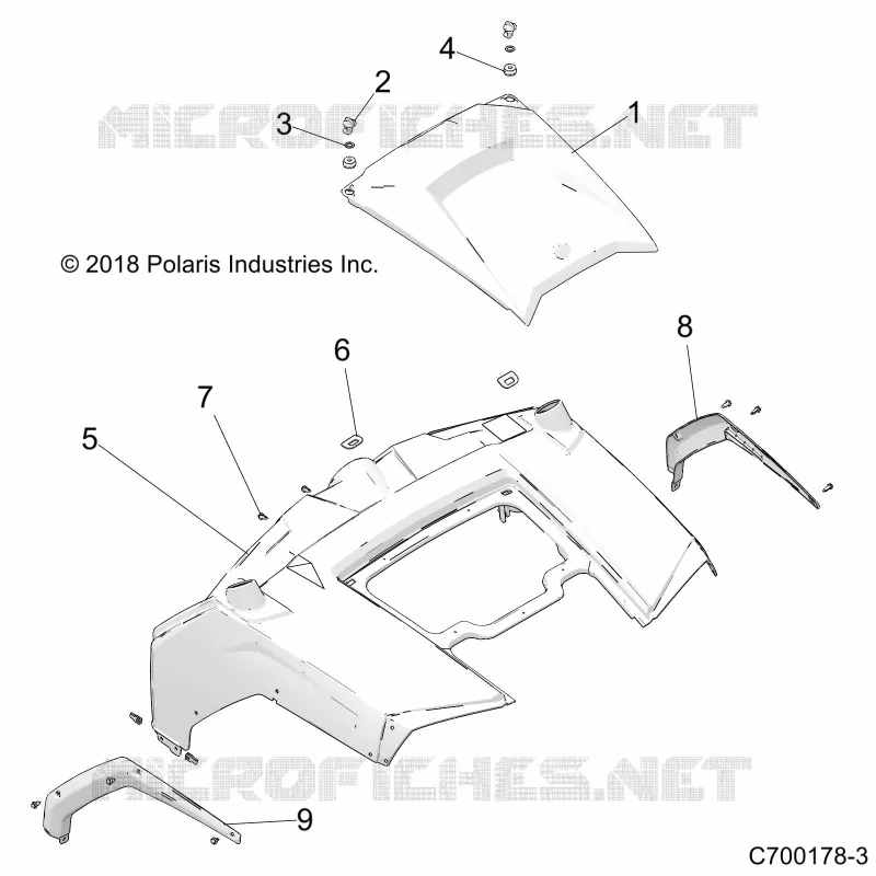 CAPOT AND FRONT BODY WORK
