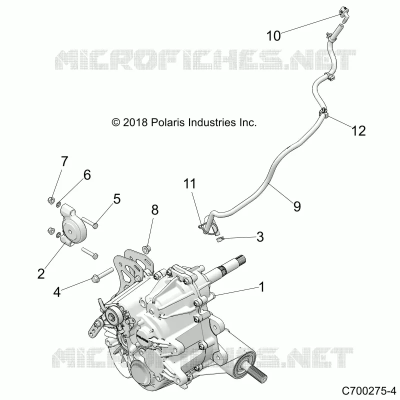 SYSTÃˆME DE TRANSMISSION, MAIN GEARCASE MOUNTING