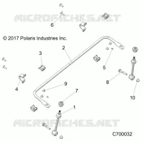 SUSPENSION AVANT STABILIZER BAR