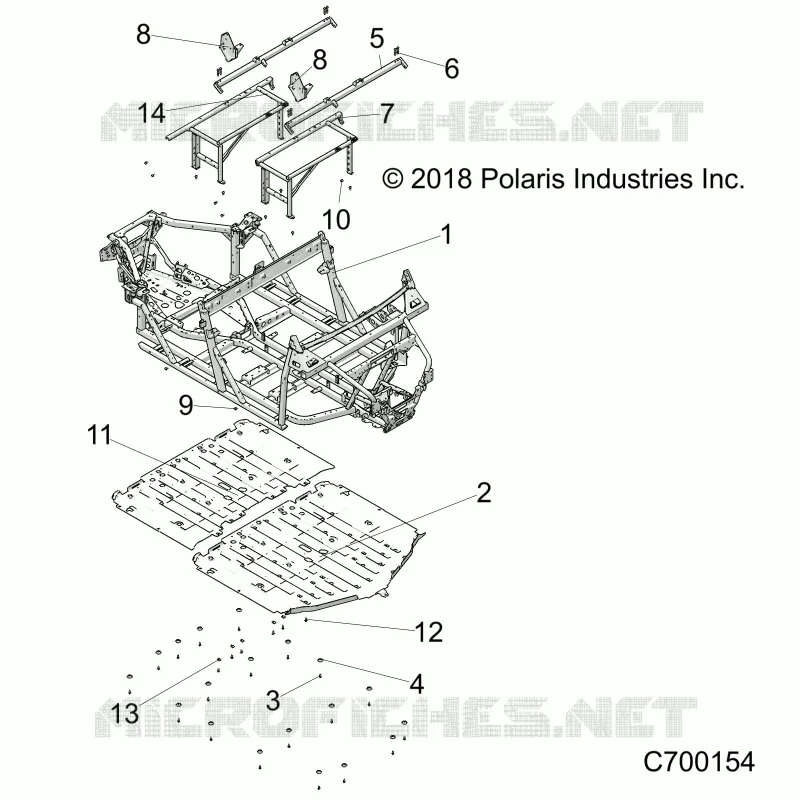 CHASSIS, MAIN FRAME AND SKID PLATES