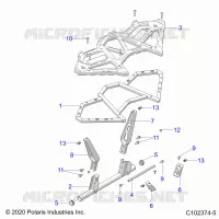 CARROSSERIE ARRIERE RACK
