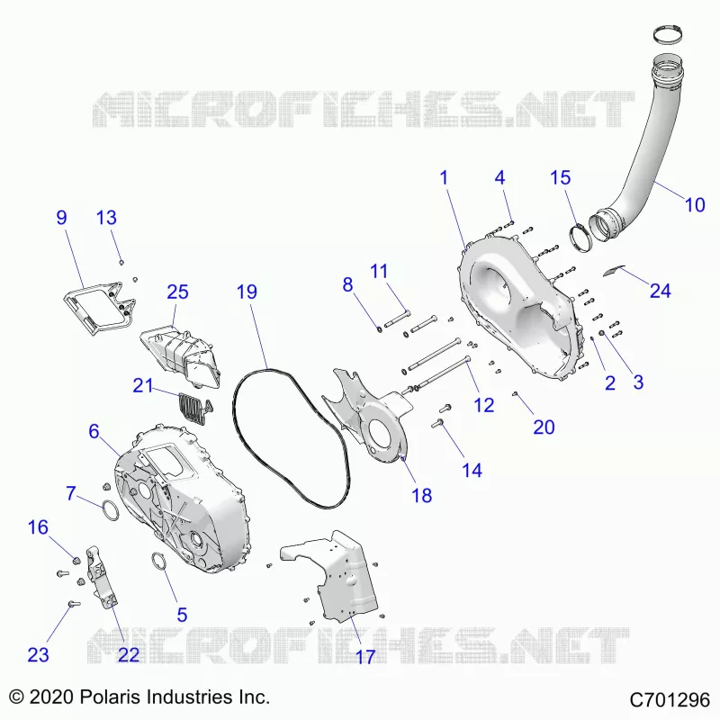 SYSTÃˆME DE TRANSMISSION, CLUTCH COVER AND DUCTING