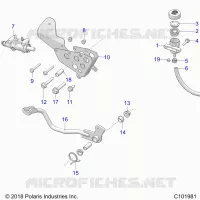 BRAKES, BRAKE PEDAL AND MAITRE CYLINDRE