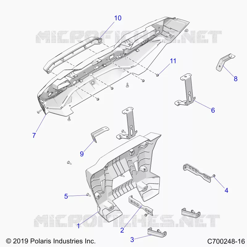 CARROSSERIE ARRIERE BUMPER