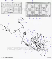 ELECTRICITE, WIRE HARNESS, CHASSIS