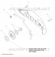 SYSTÈME DE TRANSMISSION, FRONT SPROCKET GUARD