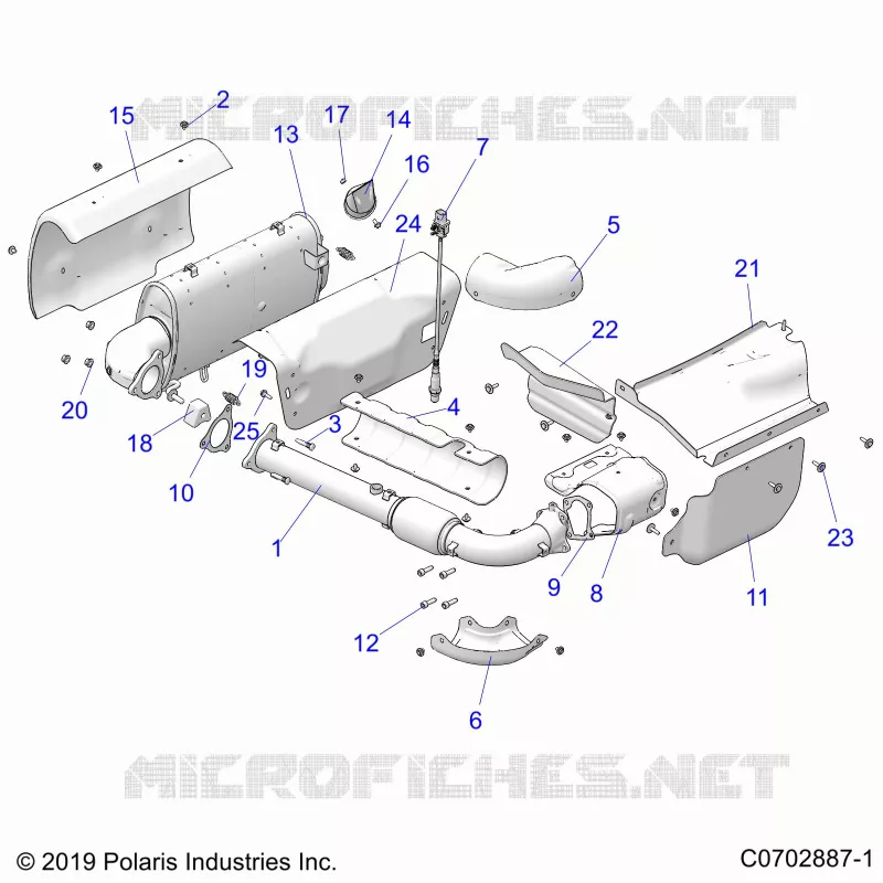 ENGINE, ECHAPPEMENT