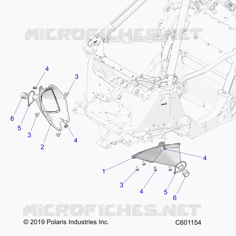 CHASSIS, TIE ROD BOOT ASM.