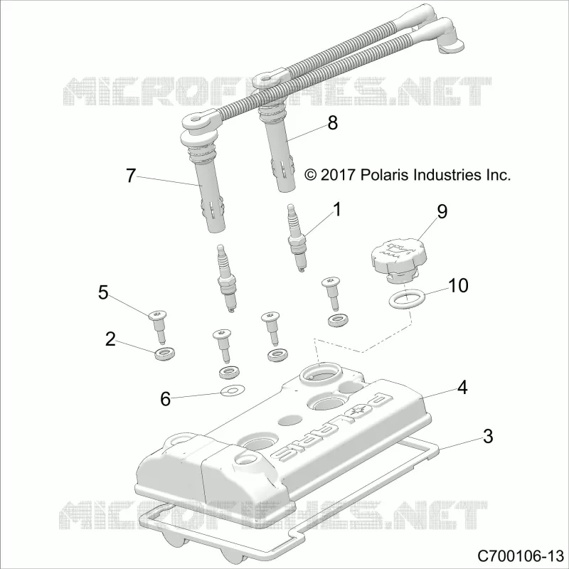 ENGINE, COUVERCLE SOUPAPE