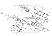 BRAS DE SUSPENSION AVANT XLT 0950756, XLT SKS 0950556,  XLT SKS EURO E9505 (4928842884C001)