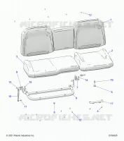 SIEGE ASM. REAR