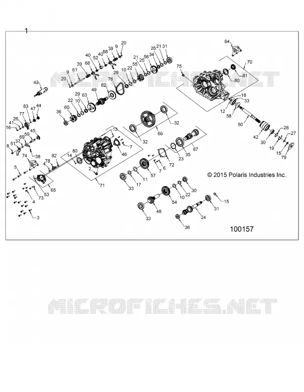 SYSTÈME DE TRANSMISSION, MAIN GEARCASE (TO 1/4/16)