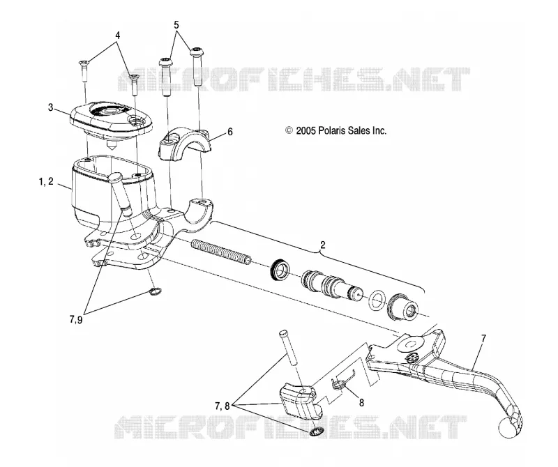FREIN AVANT FREIN LEVER and MAITRE CYLINDRE