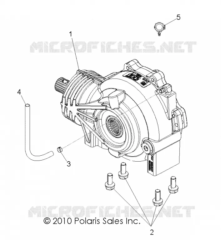SYSTEME DE TRANSMISSION, FRONT GEARCASE