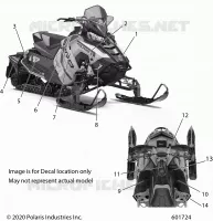 EMBLEMES, WHITE SIDE PANEL W/PLUM ACCENT