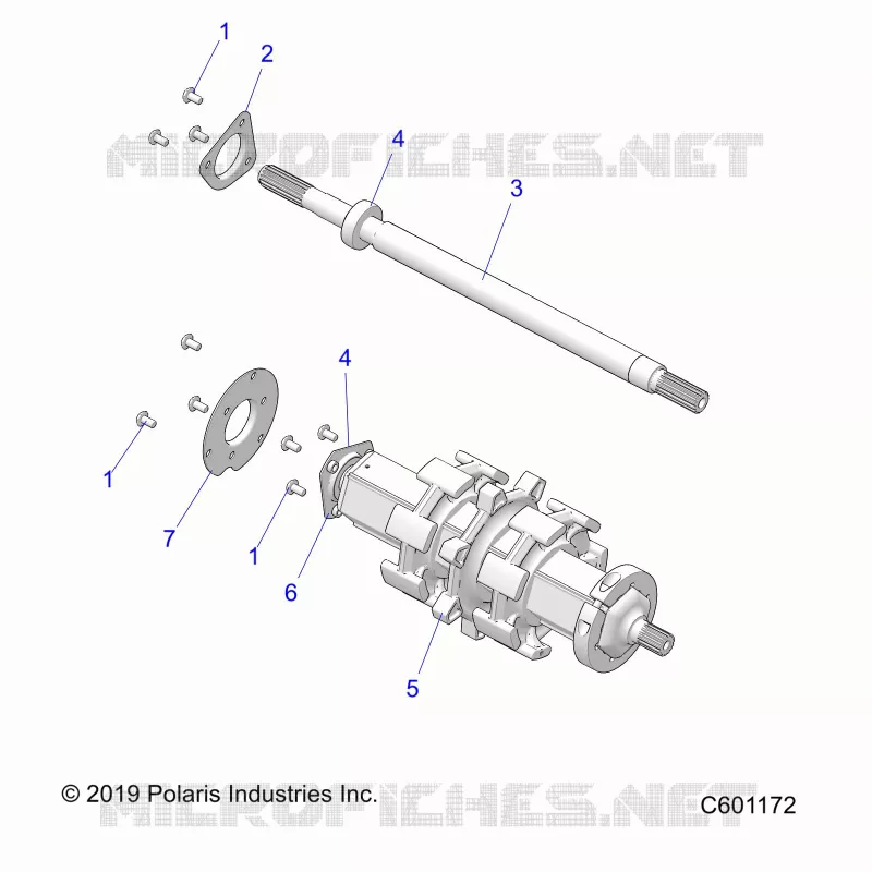 DRIVE TRAIN, JACKSHAFT AND ARBRE DE TRANSMISSION