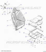 SIEGE ASM. REAR