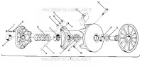 EMBRAYAGE DE TRANSMISSION 400, 500, 500 CLASSIC AND 650 (4915411541014A)