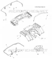HABITACLE ARRIERE and REAR RACK
