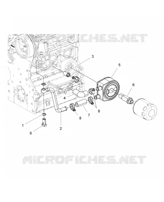 ENGINE, SYSTÈME REFROIDISSEMENT D'HUILE SYSTEM