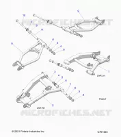SUSPENSION ARRIERE CONTROL ARMS