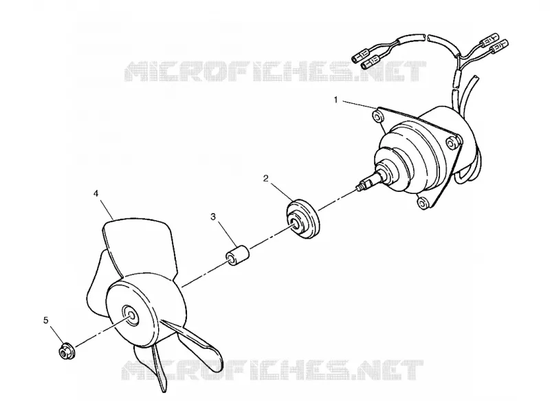 MOTEUR DE VENTILATEUR Trail Boss W958527 (4930323032C014)
