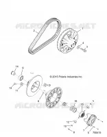 SYSTÈME DE TRANSMISSION, SECONDARY CLUTCH