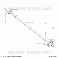 SYSTÃˆME DE TRANSMISSION, REAR PROP SHAFT