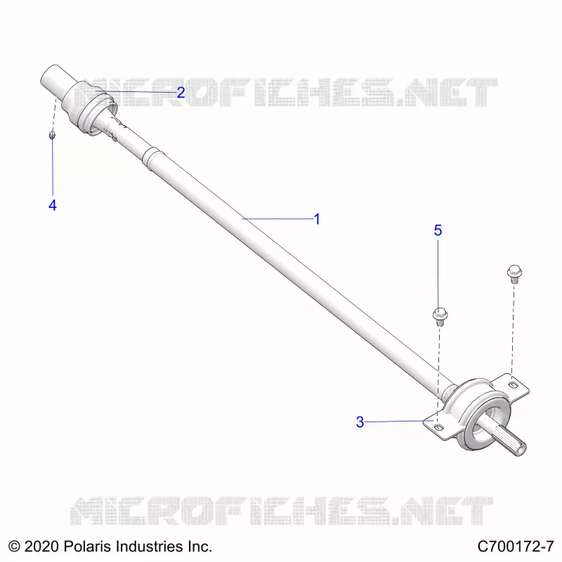 SYSTÃˆME DE TRANSMISSION, REAR PROP SHAFT