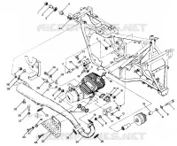 ENGINE AND SUPPORT SILENCIEUX (49147514750005)