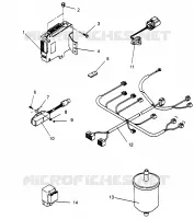 PIECES EFI 500 EFI SKS 0962574, 500 EFI RMK 0962974, AND EUROPEAN 500 EFI SK (4931983198D003)