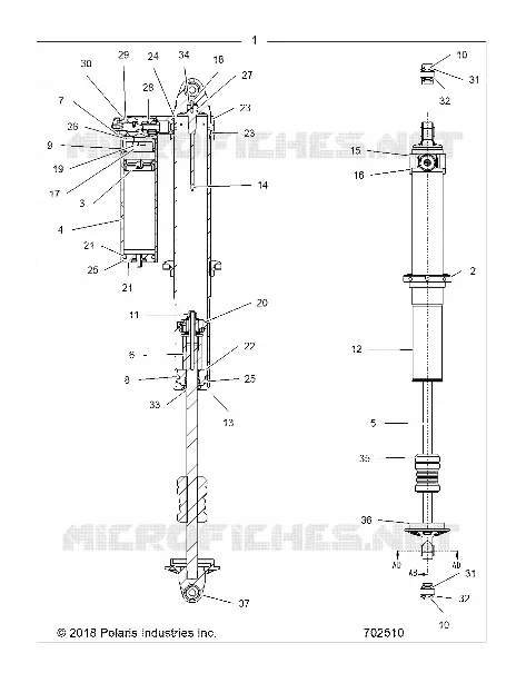 SUSPENSION ARRIERE SHOCK INTERNALS