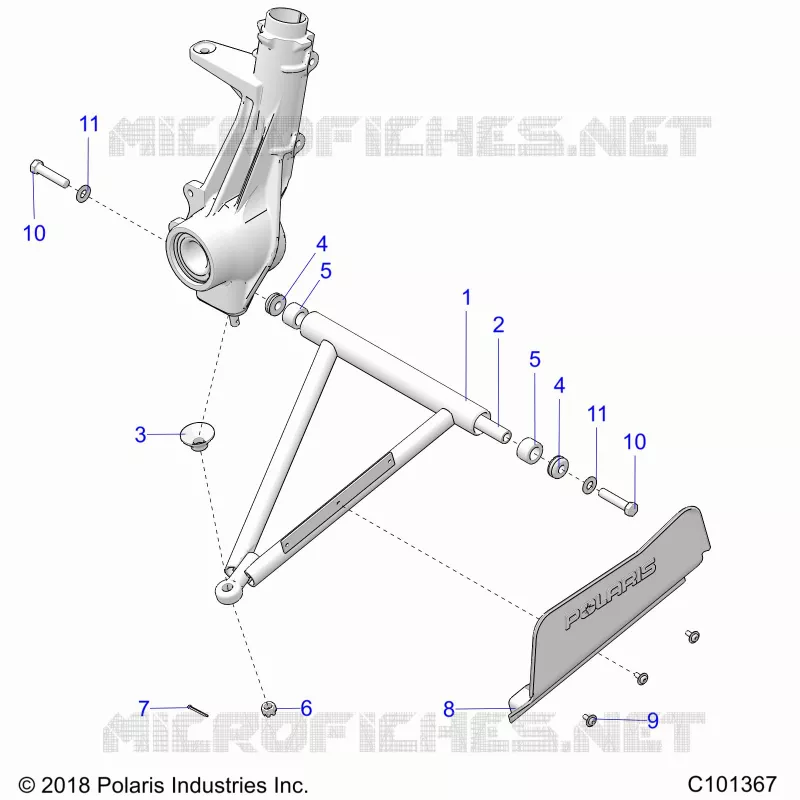 SUSPENSION, A-ARM AND SUPPORT MOUNTING -A18SDA57F1/SDE57F1 