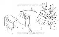 SUPPORT BATTERIE ASSEMBLY RXL/0930768 and RXL SKS/0930568 (4922992299028A)