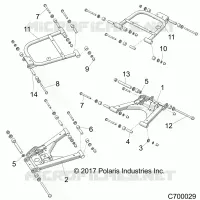 SUSPENSION ARRIERE CONTROL ARMS
