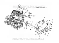 SUPPORT MOTEUR LH