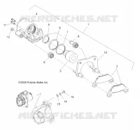 BRAKES, ETRIER DE FREIN ARRIERE