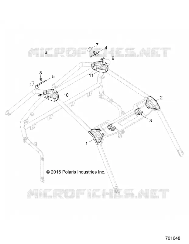CHASSIS, CAB CADRE ACCESORIES- Z17VDS99CM (701648)