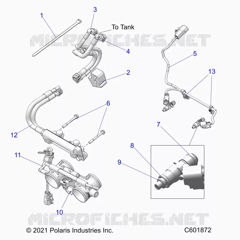 SYSTÃˆME D'ALIMENTATION, RAIL, LINES AND THROTTLE BODY