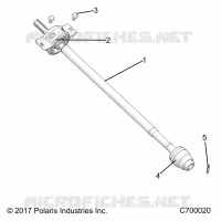 DRIVE TRAIN, ARBRE DE TRANSMISSION AVANT
