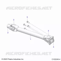 SYSTÃˆME DE TRANSMISSION, REAR PROP SHAFT