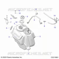 SYSTÃˆME D'ALIMENTATION, FUEL TANK ASM.