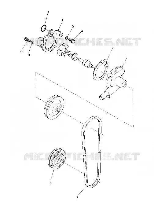 POMPE A EAU 500 and 500 Classic (4915411541047A)